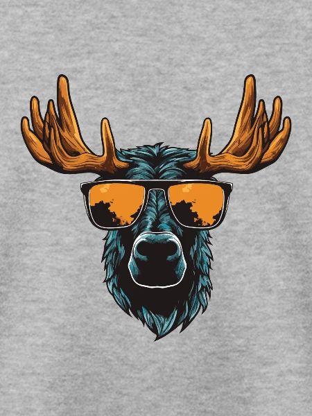 Elch Hipster Cool Party