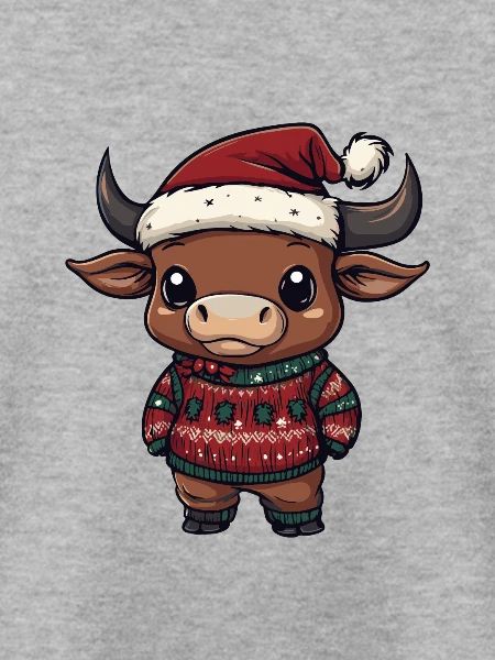 Stier Weihnachten Comic