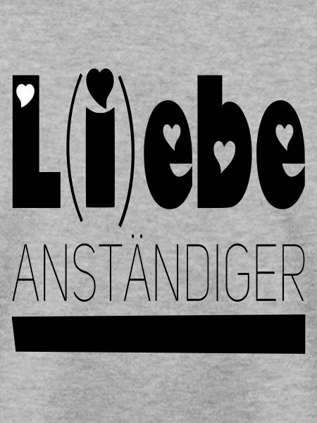 lebe anständiger