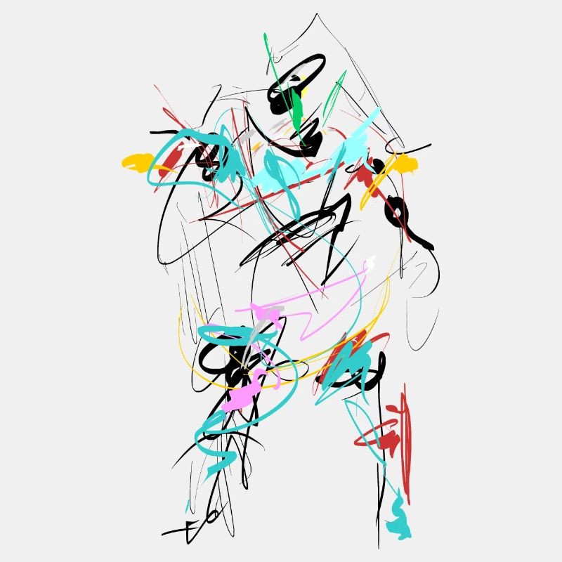 Abstrakt Alien Kämpfer