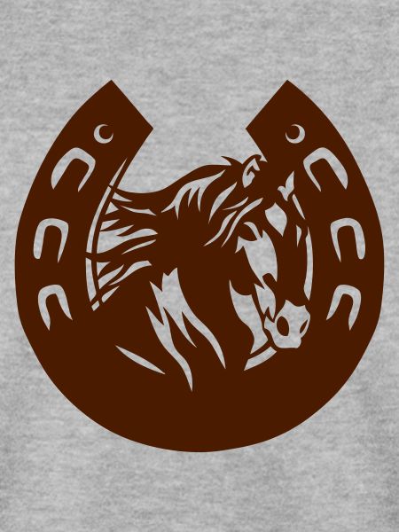 Eisen Pferdekopf Pferdekopf-Logo 3