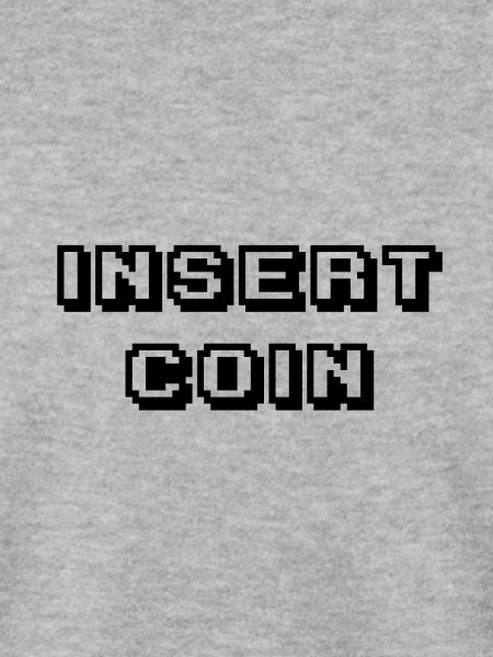 Arcade Insert Coin schwarz