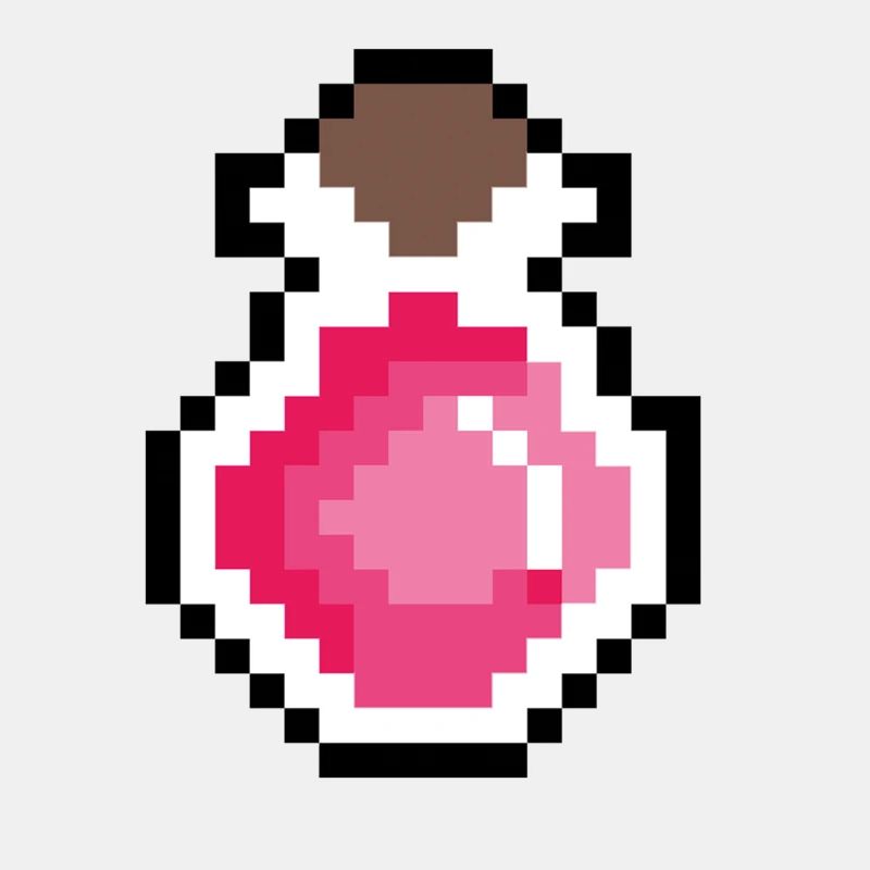 Drank rose pixel art