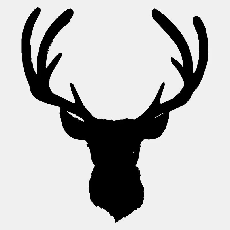 Hirschkopf im Herbst Hirsch Geweih Bock Reh Kitz 8