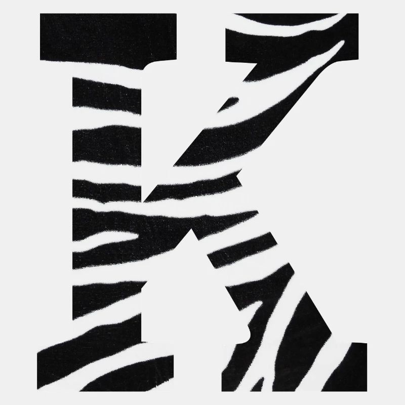 Buchstabe k Zebra
