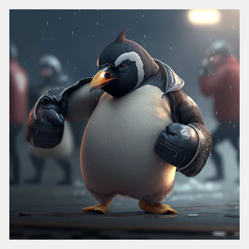 Pinguin Kämpfer