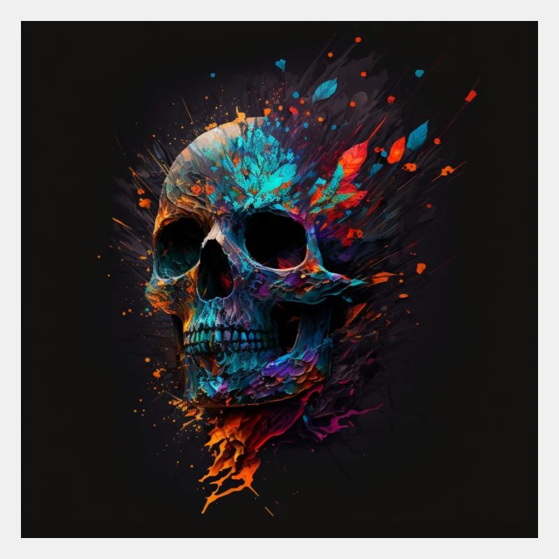 Abstract Skull n°9