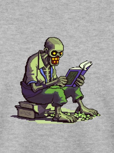 Pixel-Zombie – Lesezeit im Retro-Style