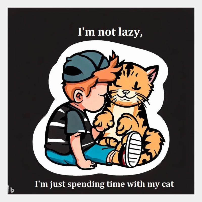 spending time with cat