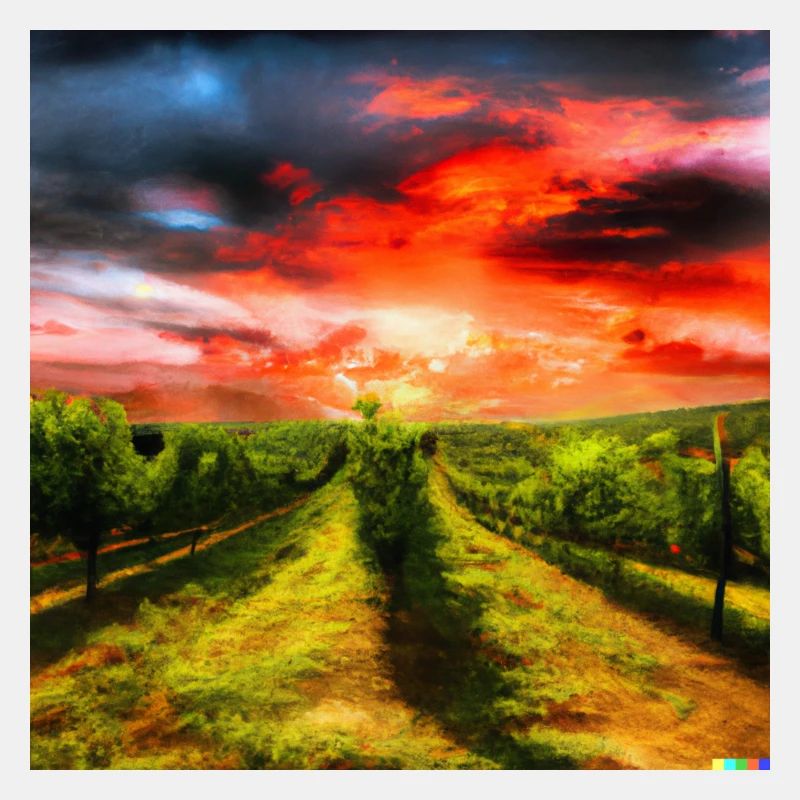 WeinbergSonnenuntergang