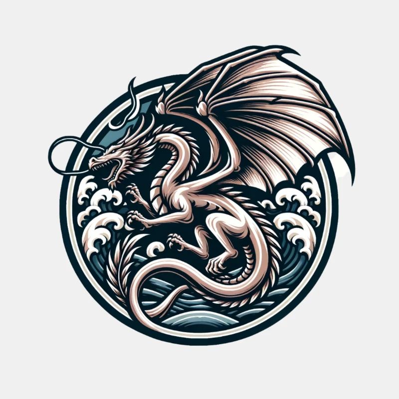 Wunderschönes Drachen-Design