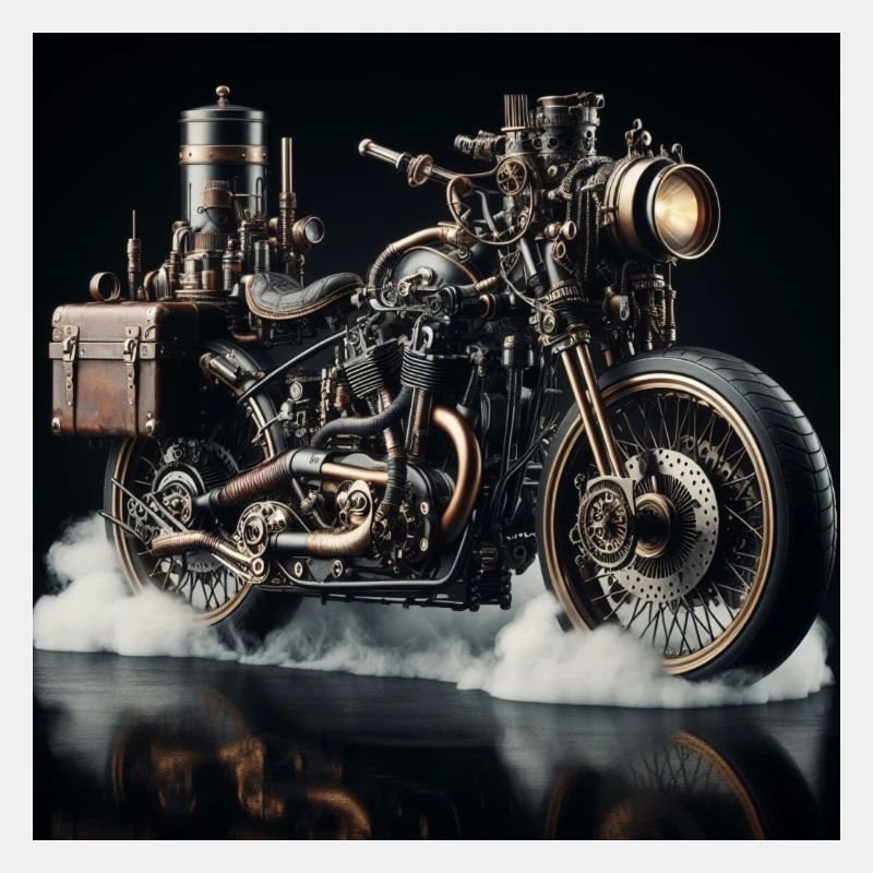 Moto steampunk