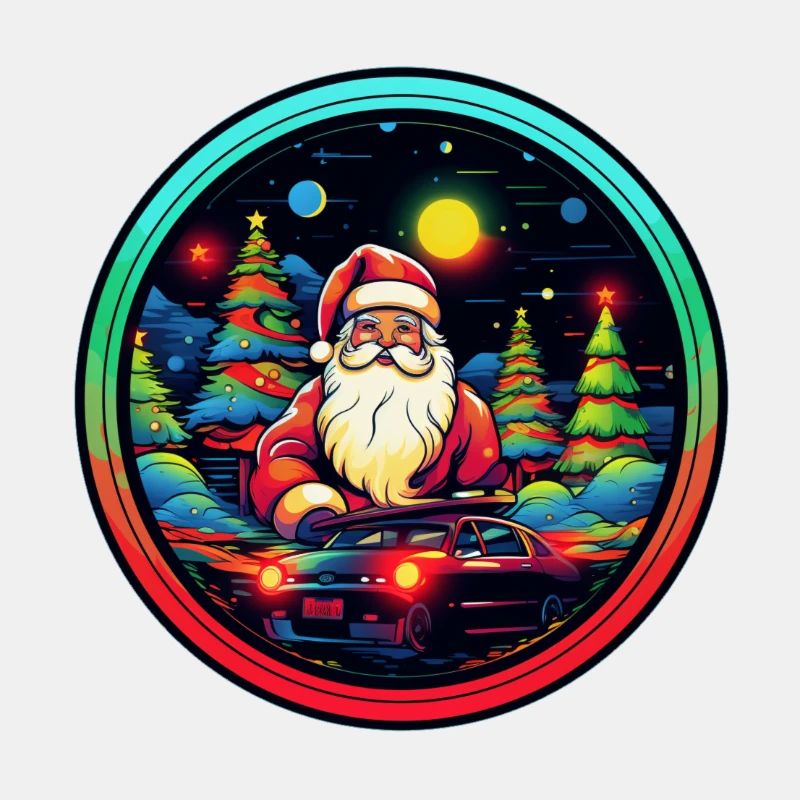 Santa's Retro-Nachtfahrt