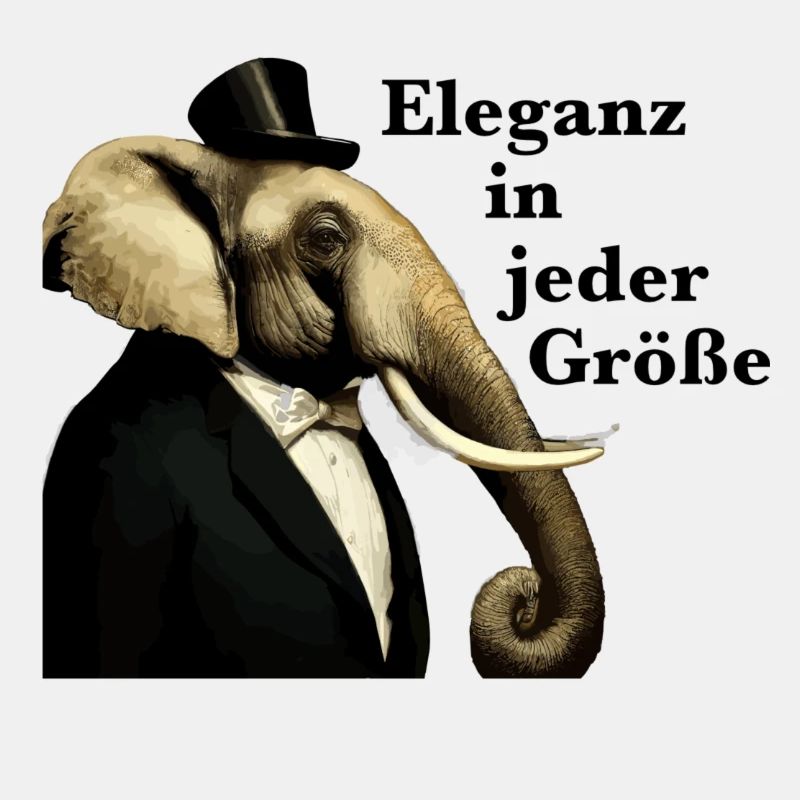 Eleganz in Jeder Größe Elefanten Geschenk
