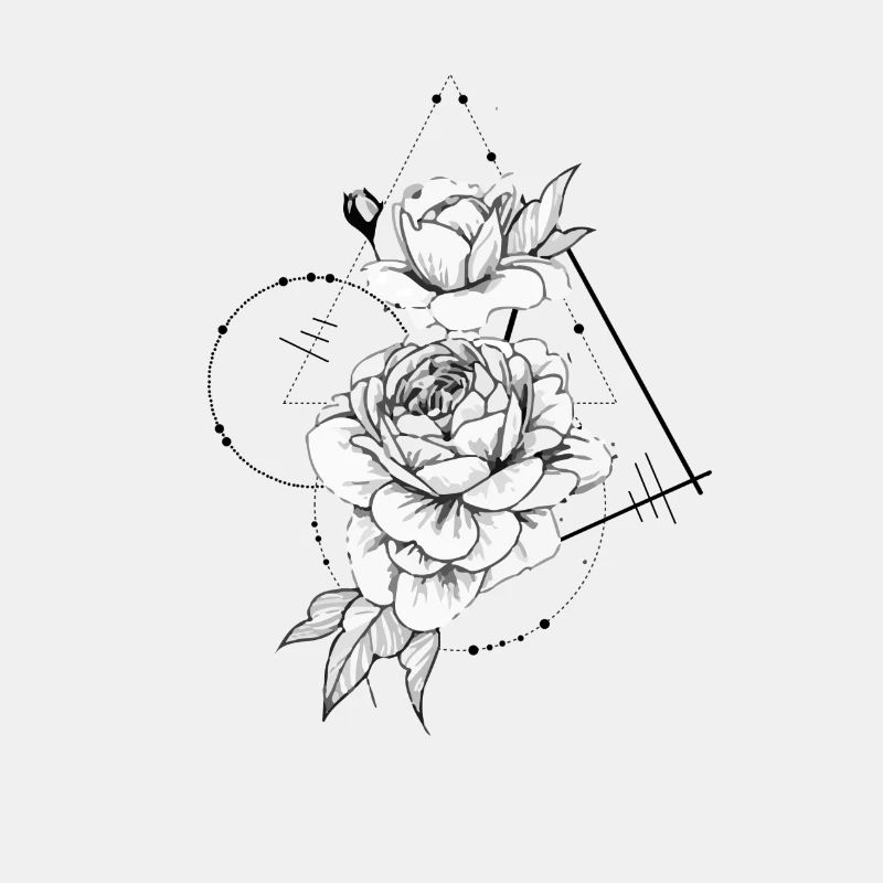geometrische rose