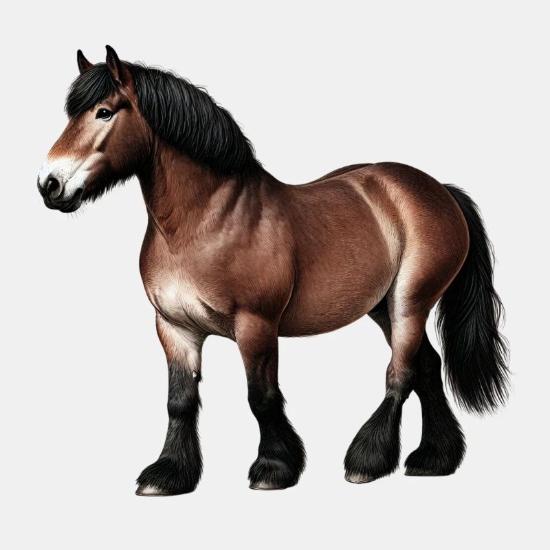 Cheval Sang Froid Brun