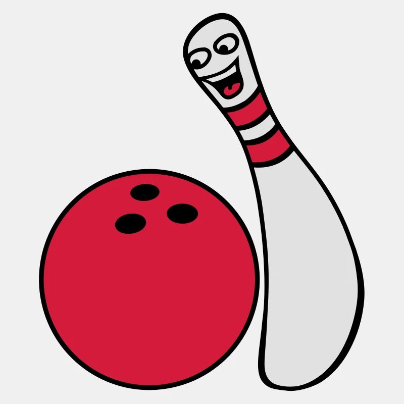 Cheeky Comic Bowling Pin