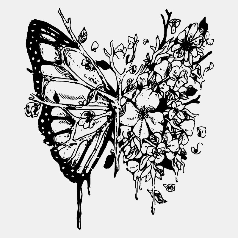 Äste Schmetterling