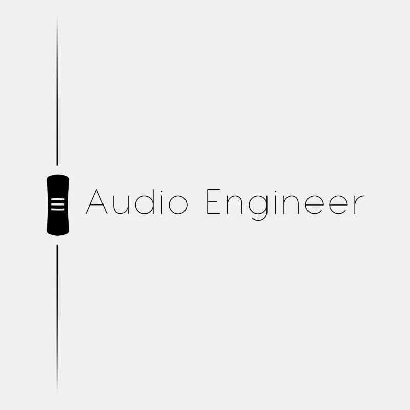 Audio Engineer Fader Schwarz