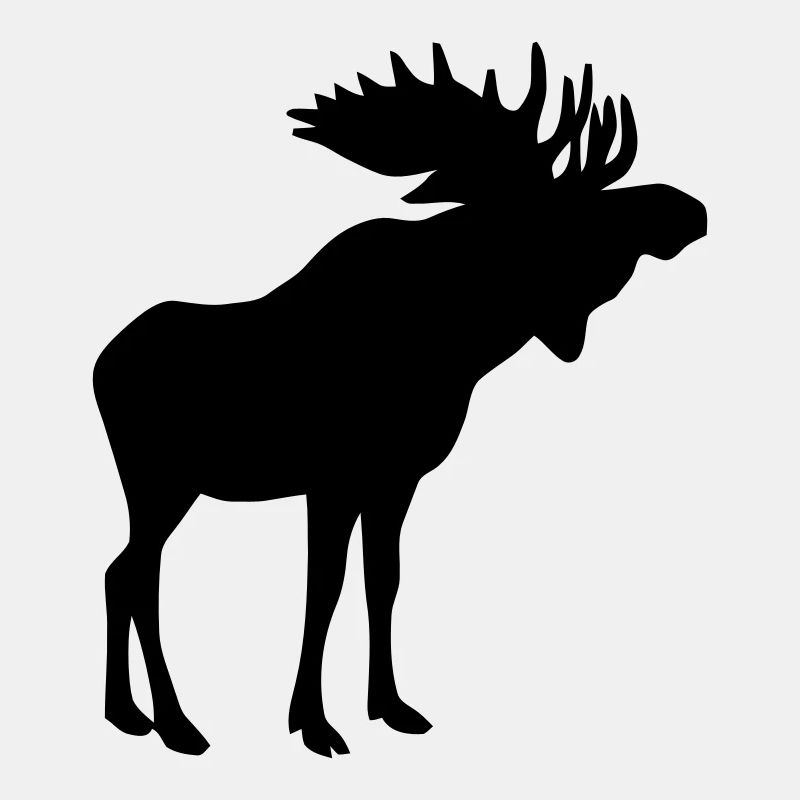 Stattlicher schwedischer Elch Älg Moose Schweden