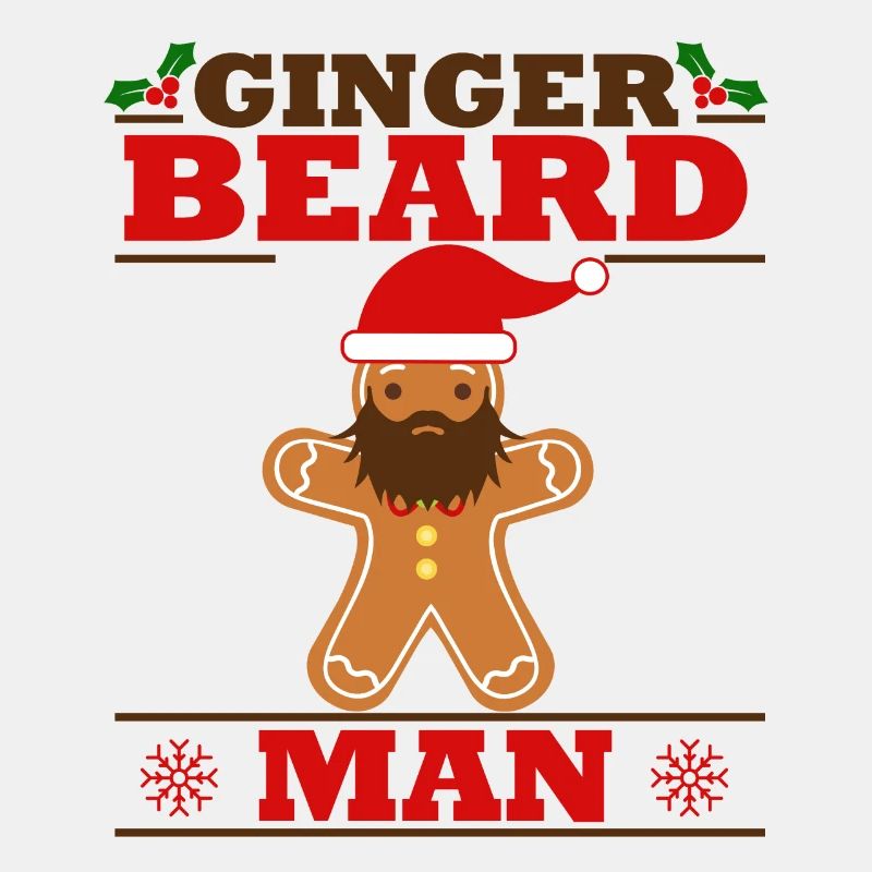 Lebkuchen Mann Bart Version Advent Weihnachten