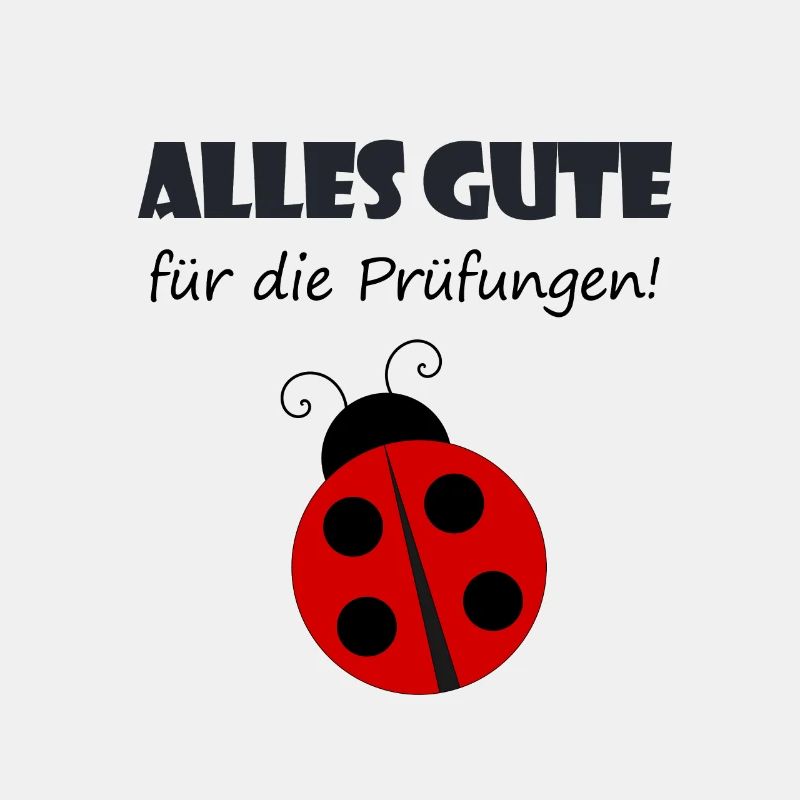 Marienkäfer Glückwünsche Prüfungen