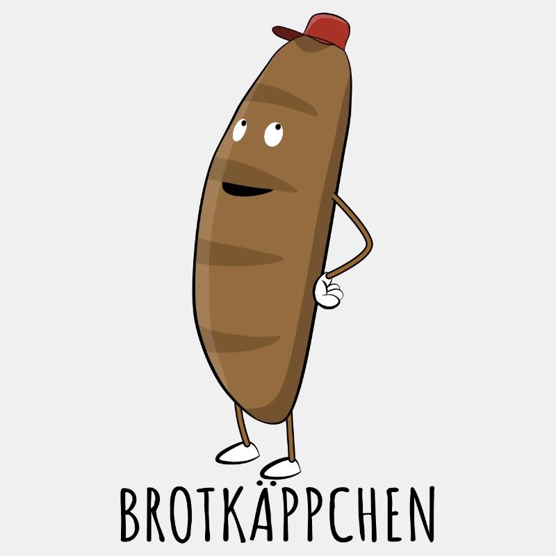Brotkäppchen Ein Brot mit roter Kappe - Wortspiel