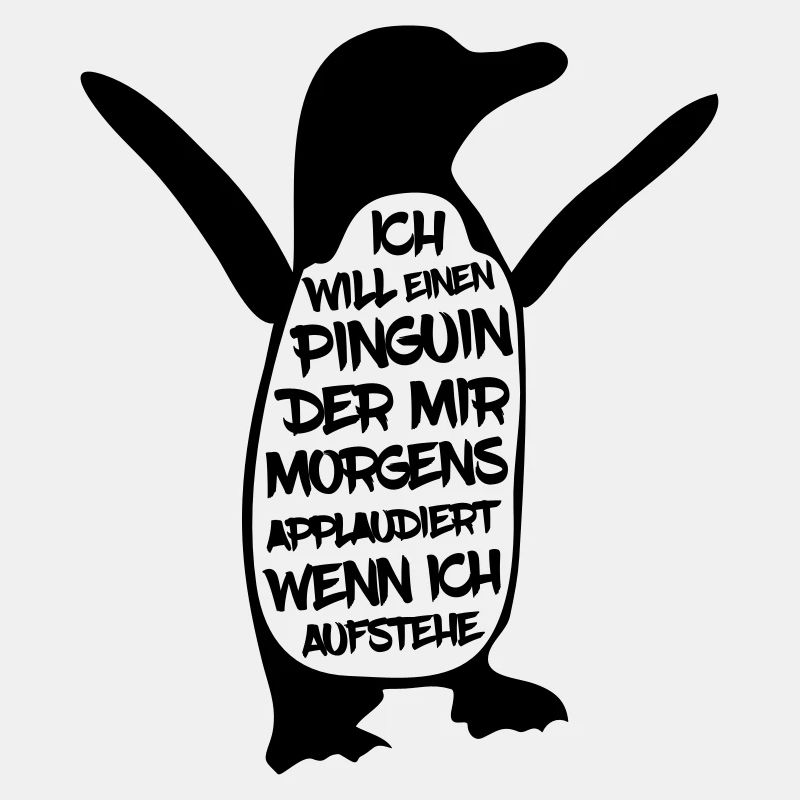 Pinguin der applaudiert