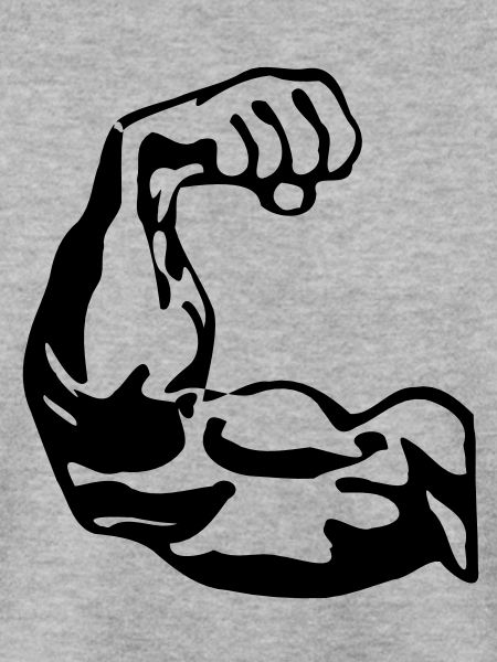 Bodybuilder biceps