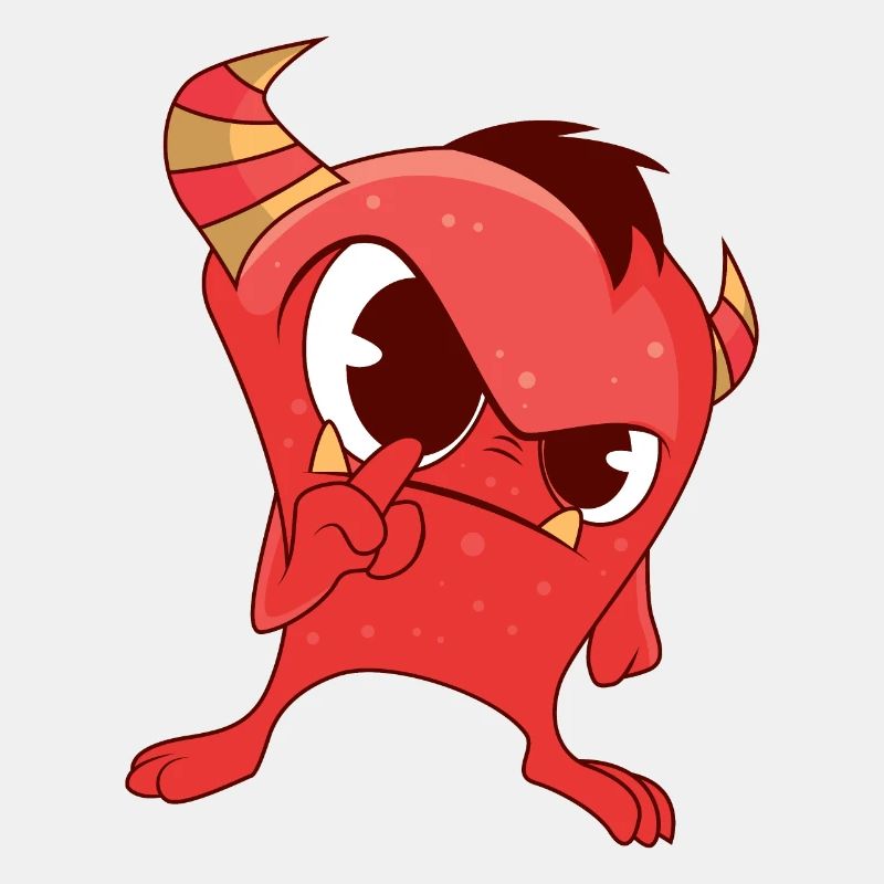 Rotes Monster