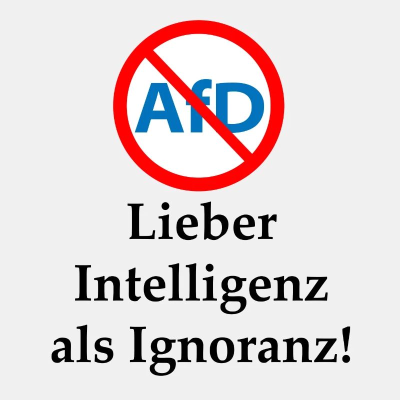Gegen AfD! Intelligenz statt Ignoranz
