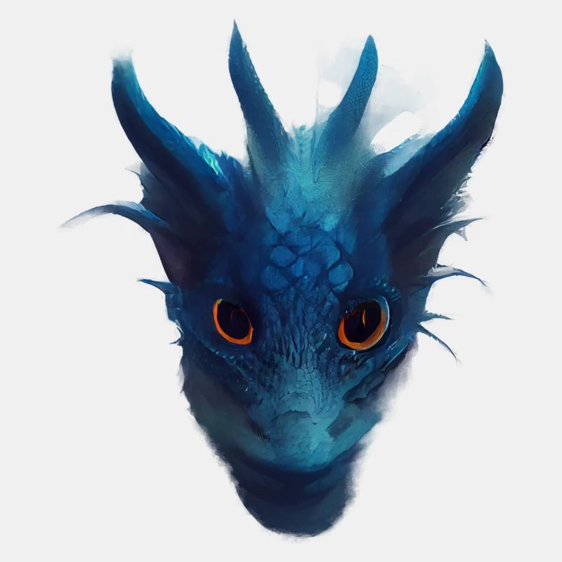 Blue Dragonface