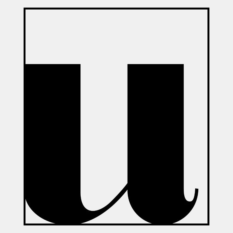 Buchstaben-Alphabet u