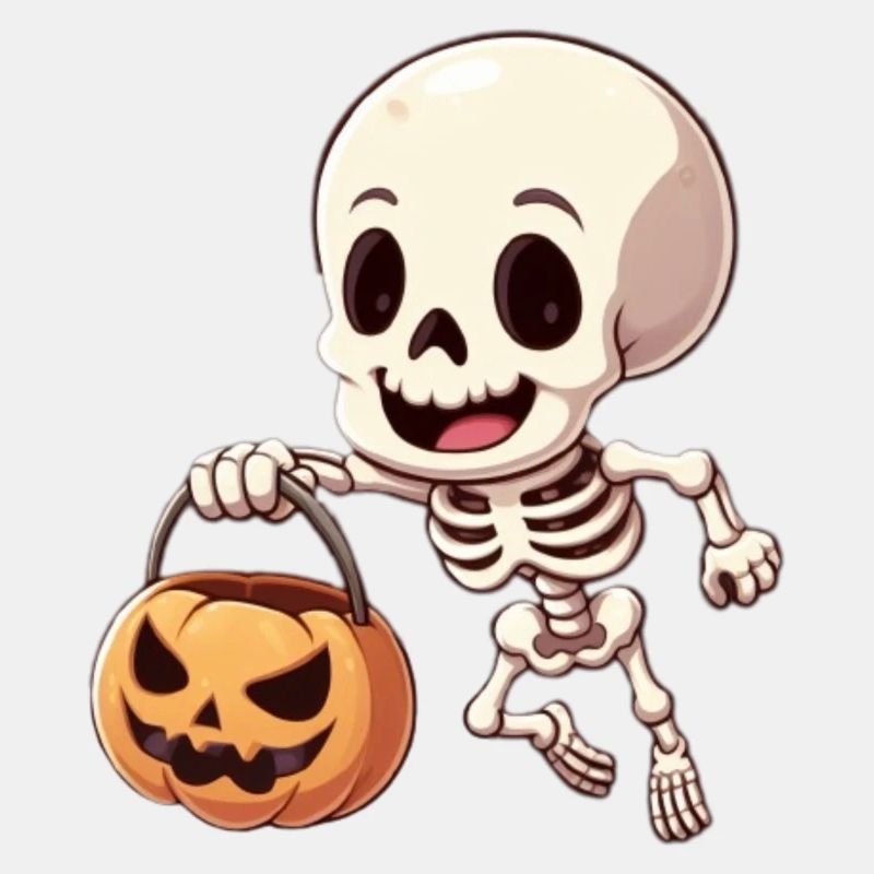 Halloween Happy Skeleton