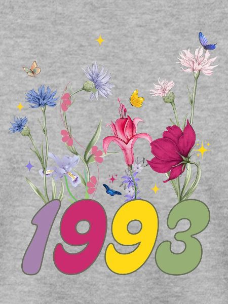 Geburtsjahr 1993 Wildblumen