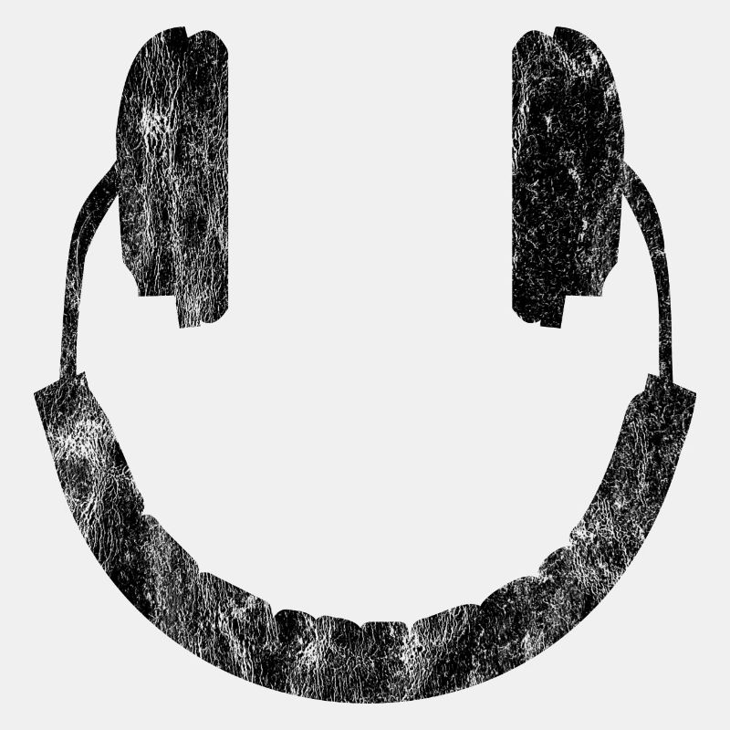 Musik - Kopfhörer - Smiley