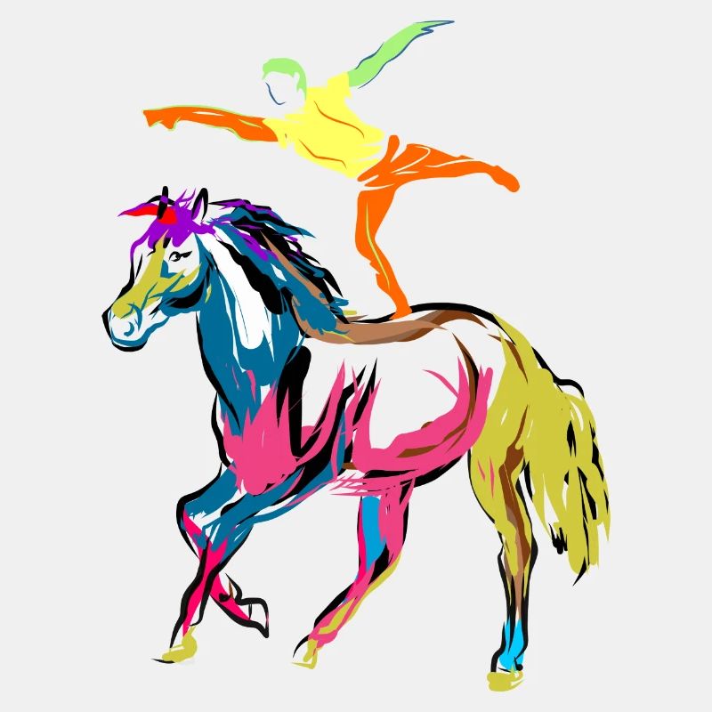 Voltigieren Pferd
