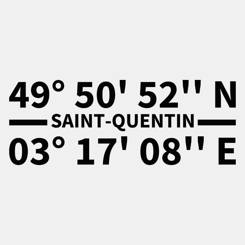 Coordonnées de Saint-Quentin