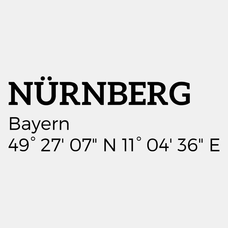 Nuremberg les coordonnées de la Bavière
