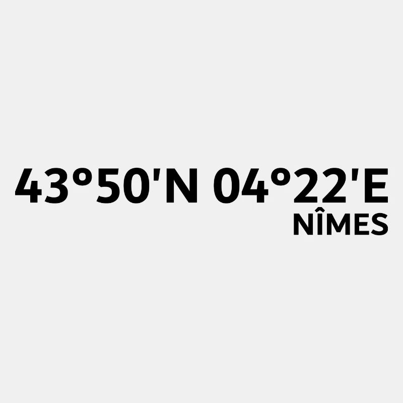 Coordonnées de Nîmes