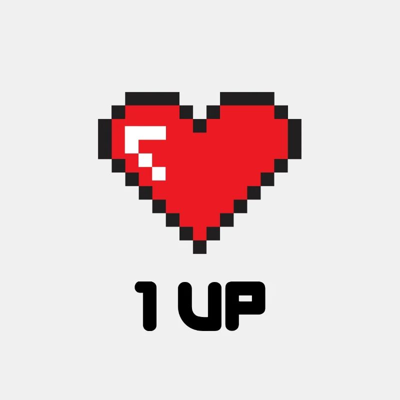 1 UP Herz