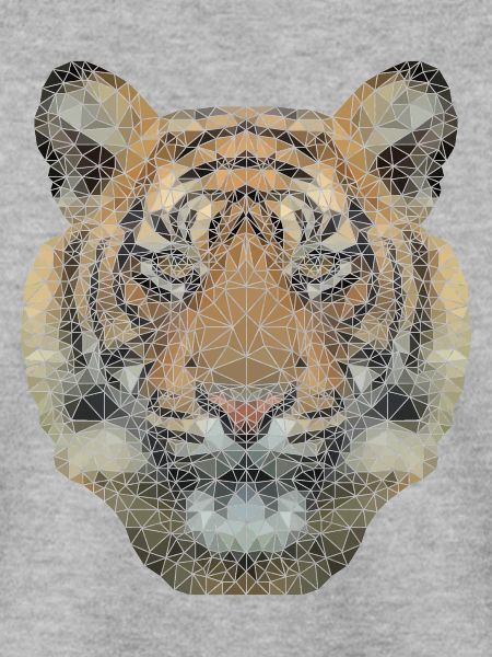 Polygon Tiger Transparent