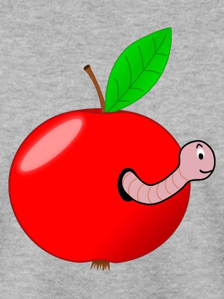 Wurm Apfel