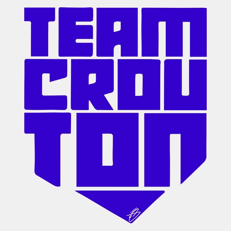 Team Crouton Blau