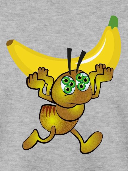Mutante mit einer Banane