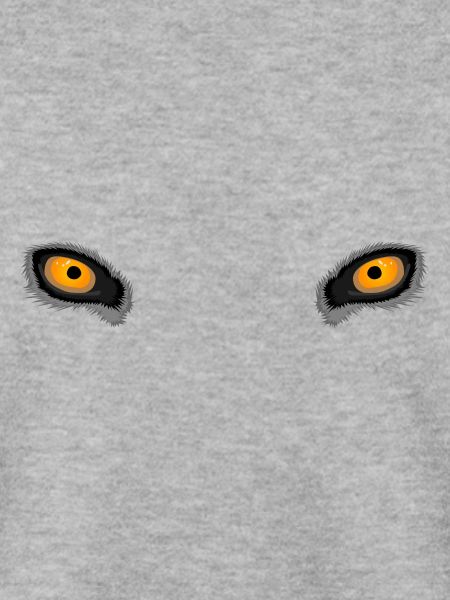 Gelbe tiefe Wolfsaugen