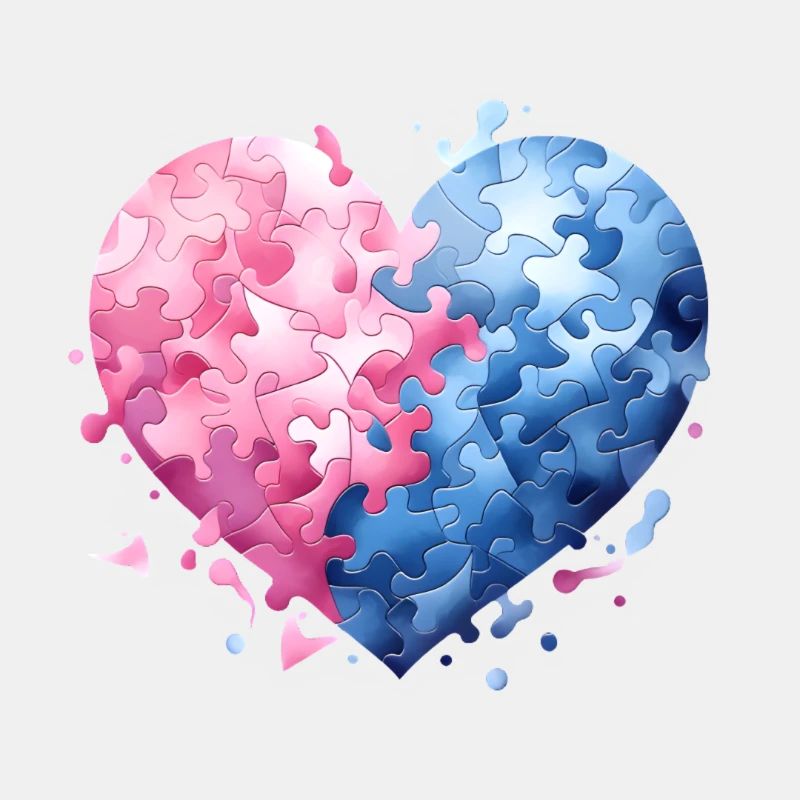 Harmonie-Herz Puzzle
