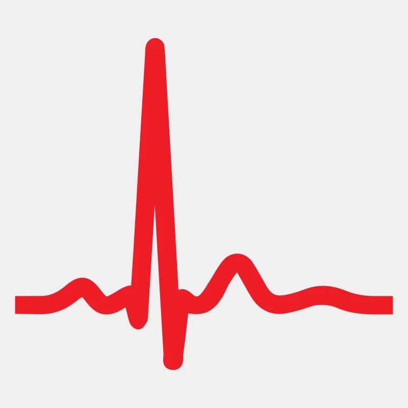 EKG-Herzschlaglinie
