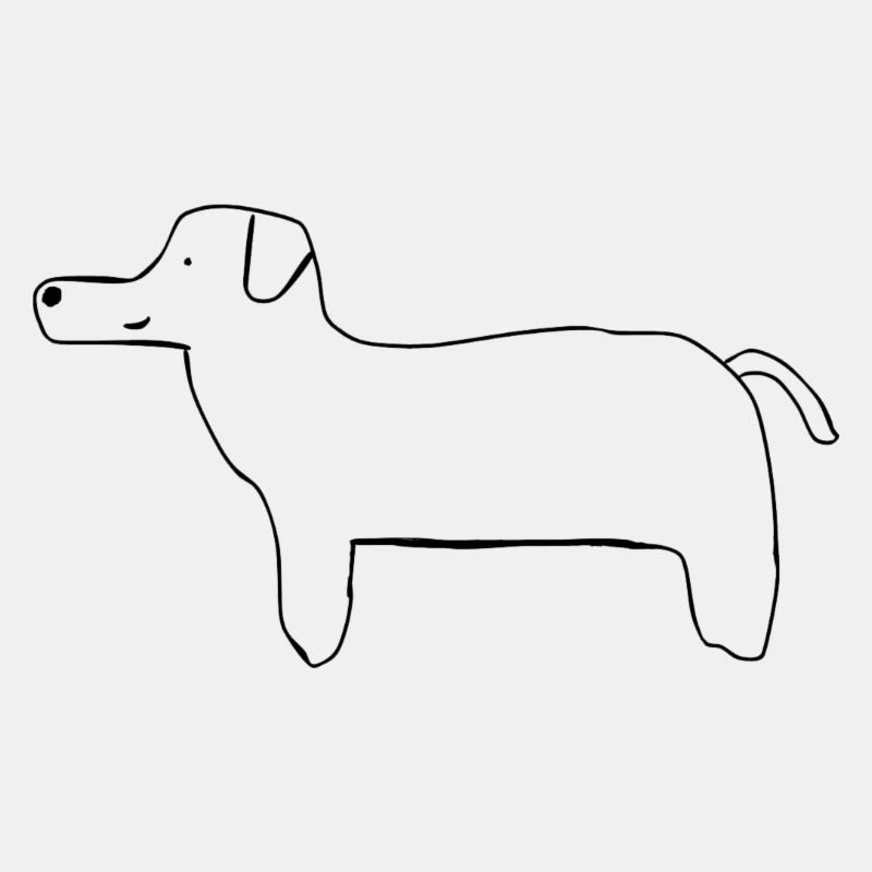 Chien dessiné