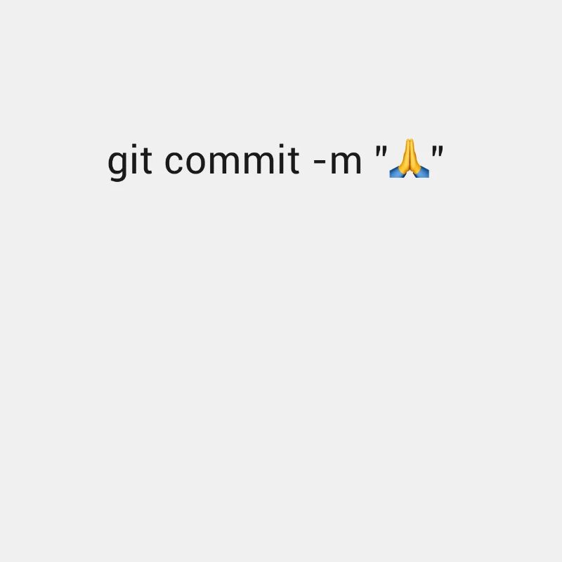 Programmierer Git Pray